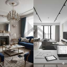 الفرق بين هندسة الديكور والتصميم الداخلي دليل شامل للفهم والاختيار