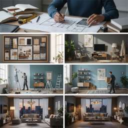 أهم خطوات التصميم الداخلي