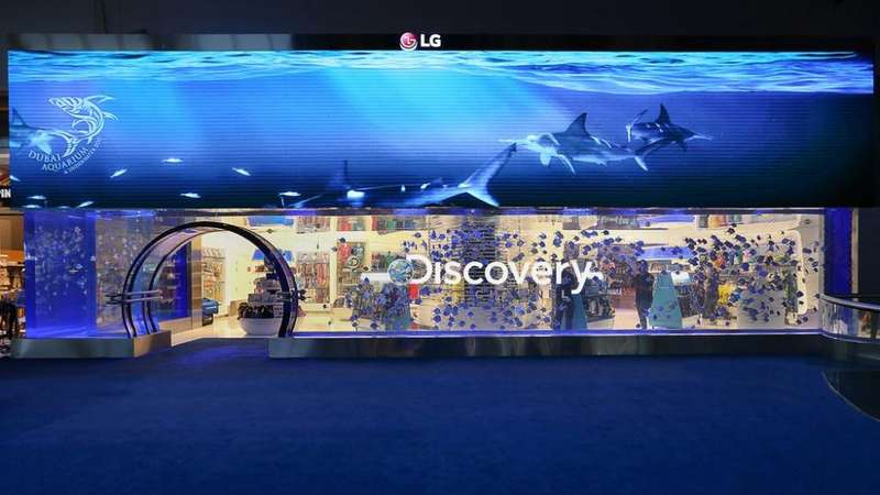 تصميم متجر Discovery Channel في دبي مول