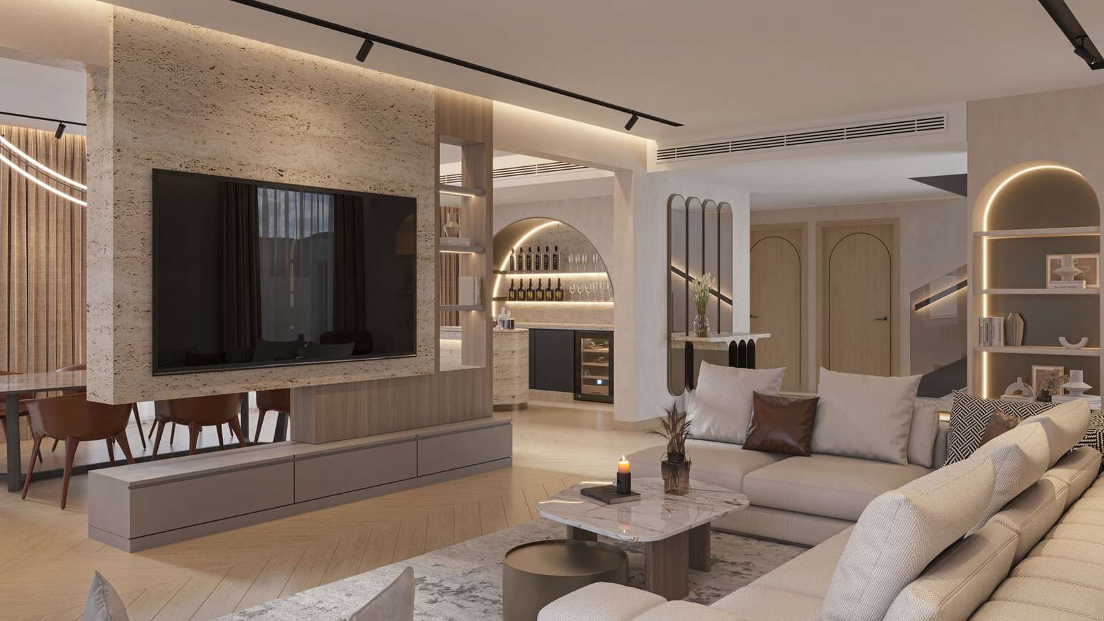 4SPACE Designs Jumeirah Residential Private Villa in Dubai