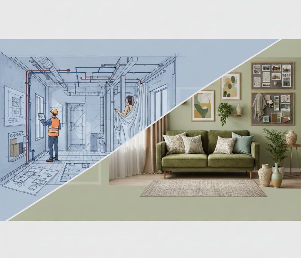 The Difference Between Interior Design and Interior Decorator