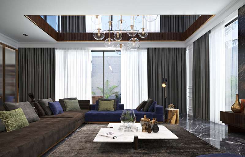 MODERN CLASSIC LIVING ROOM IN RIYADH