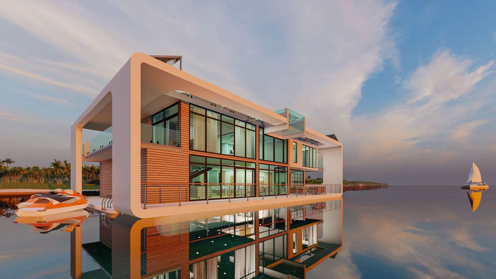 Floating Villa - interior Design Company in Dubai