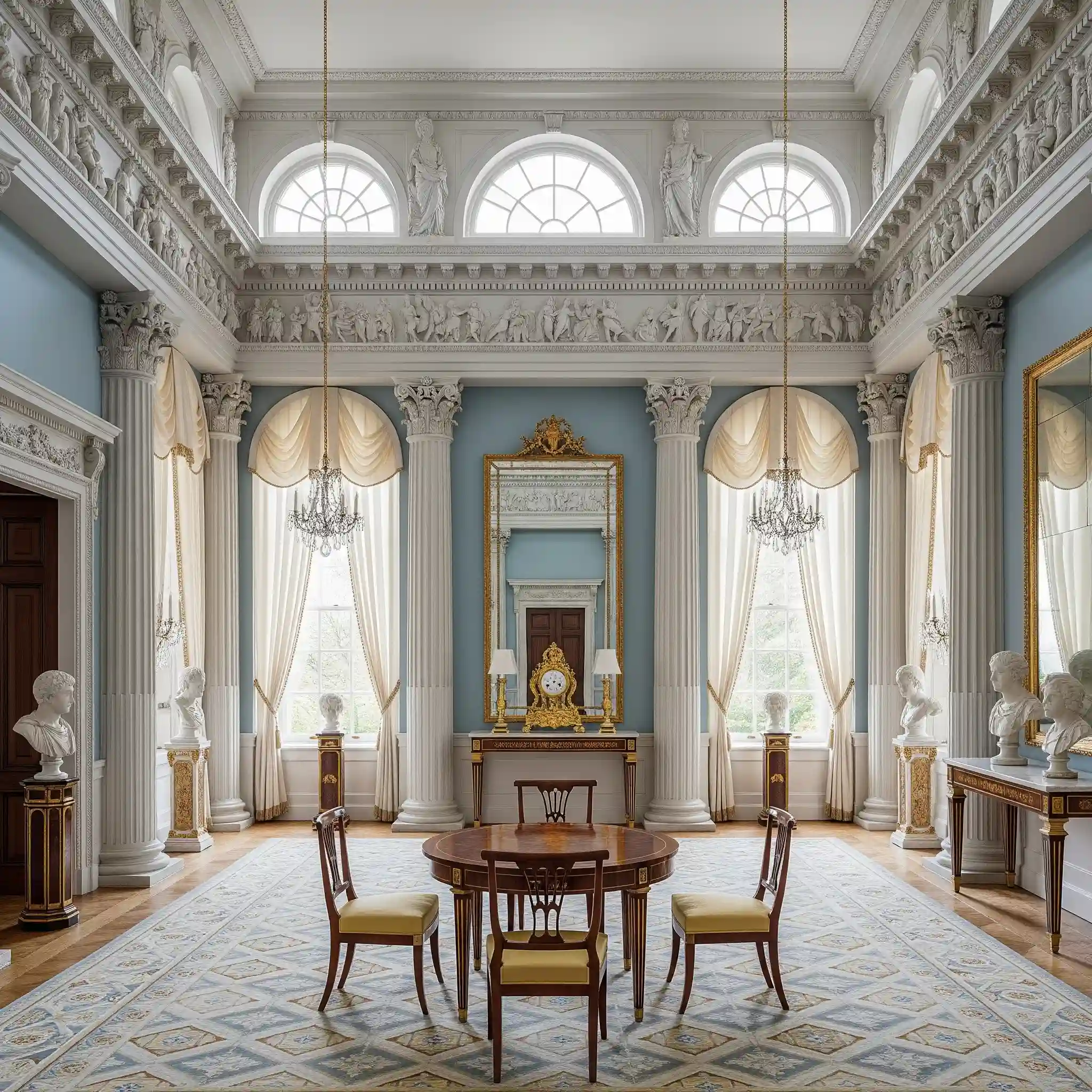 History of Neoclassical Interior Design Characteristics